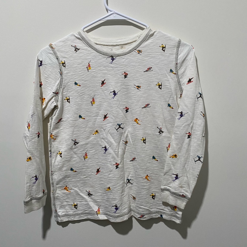 Peek Boy’s  Long Sleeve Shirt with Colorful Print vguc size 8